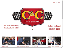 Tablet Screenshot of candctire.com
